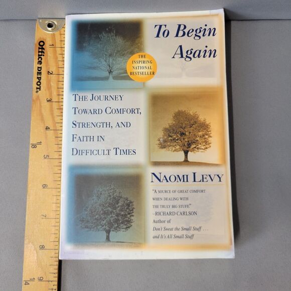 To Begin Again The Journey Toward Comfort Strength & Faith in Difficult Book PB - Picture 6 of 12